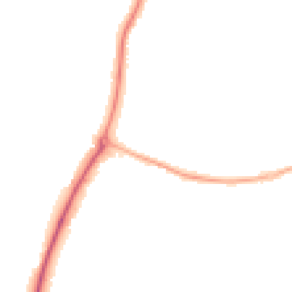 Night-time road noise heatmap for ST19 5LP