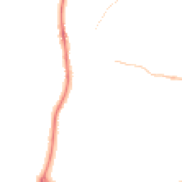 Night-time road noise heatmap for ST19 5LX