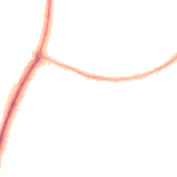Night-time road noise heatmap for ST19 5NU