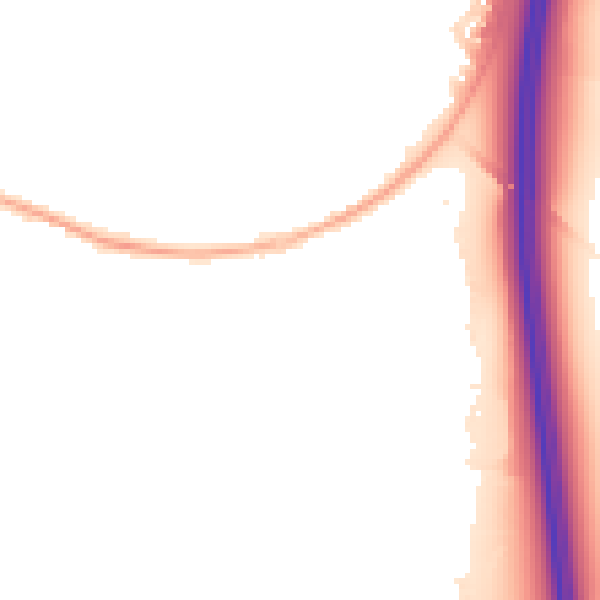 Night-time road noise heatmap for ST19 5SR