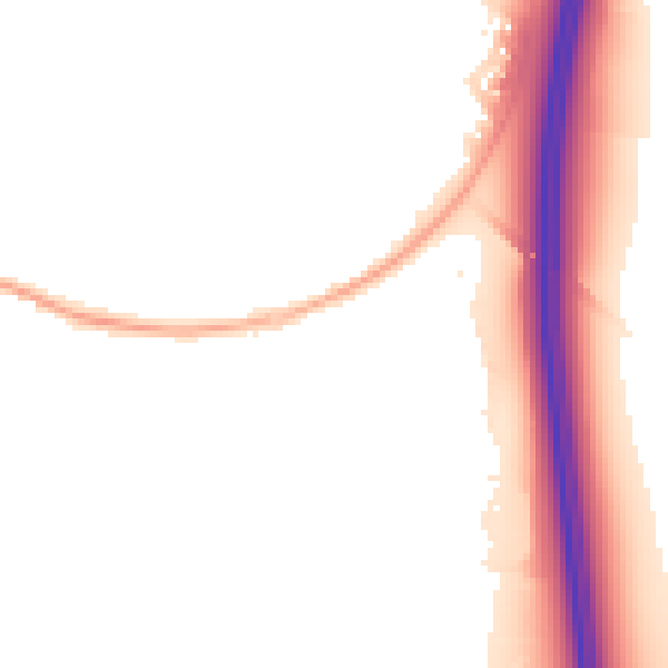 Night-time road noise heatmap for ST19 5SU