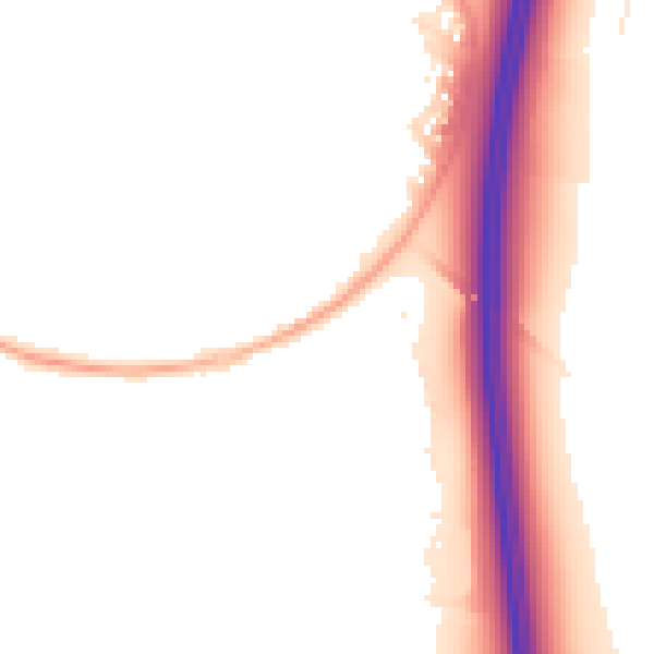 Night-time road noise heatmap for ST19 5SZ
