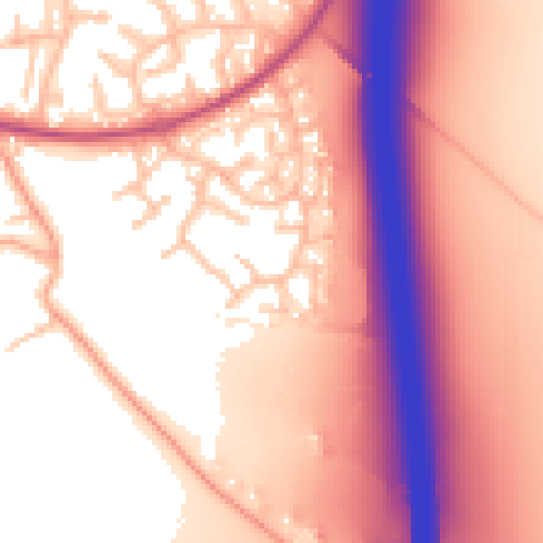 Daytime road noise heatmap for ST19 5TE