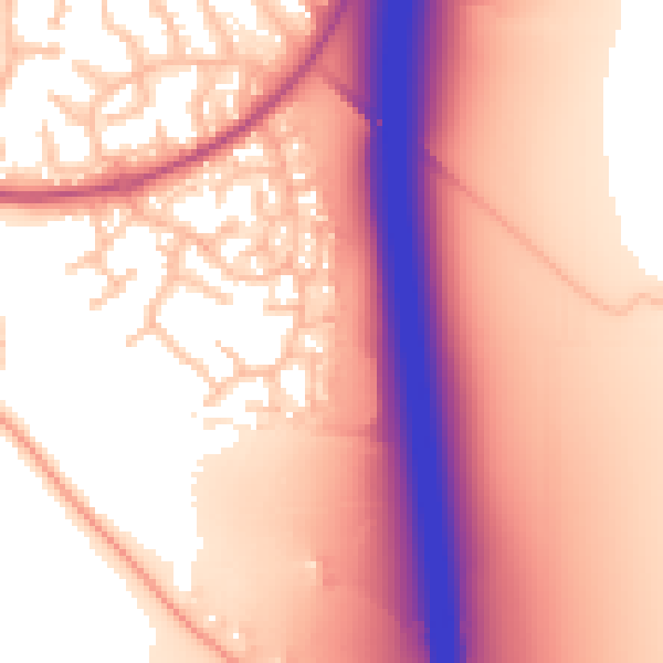 Daytime road noise heatmap for ST19 5TG