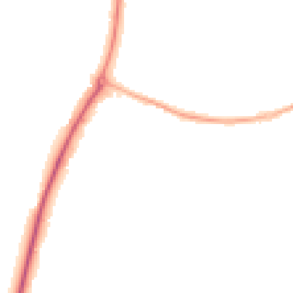 Night-time road noise heatmap for ST19 5TR