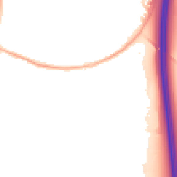 Night-time road noise heatmap for ST19 5TX