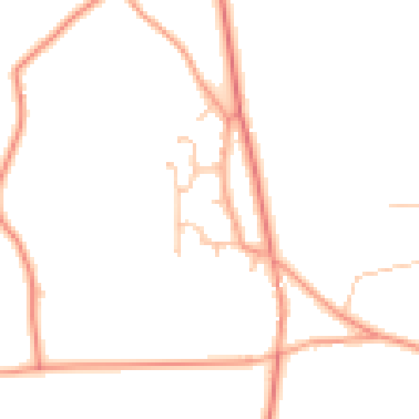 Daytime road noise heatmap for ST19 9AQ
