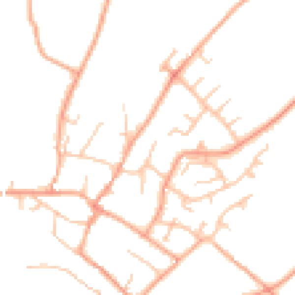 Daytime road noise heatmap for ST19 9EJ