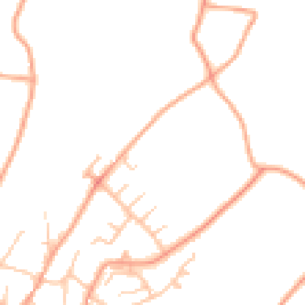 Daytime road noise heatmap for ST19 9FD