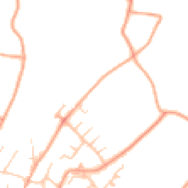 Daytime road noise heatmap for ST19 9FE