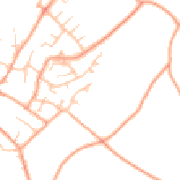 Daytime road noise heatmap for ST19 9HD