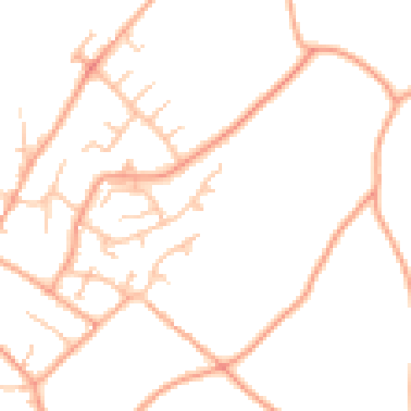 Daytime road noise heatmap for ST19 9HP