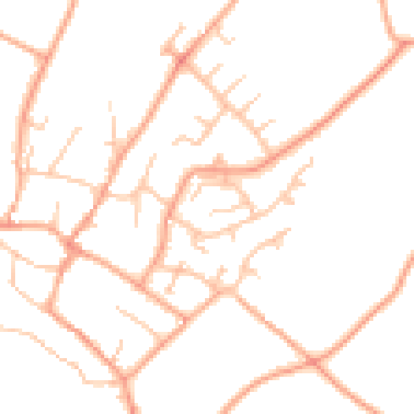 Daytime road noise heatmap for ST19 9HQ