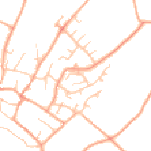 Daytime road noise heatmap for ST19 9HS