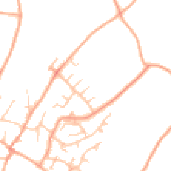 Daytime road noise heatmap for ST19 9HZ