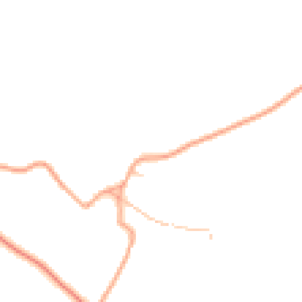 Daytime road noise heatmap for ST19 9JX