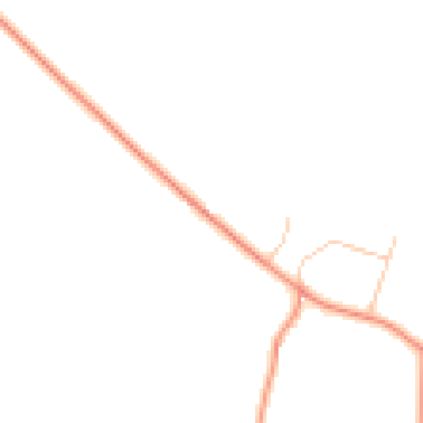 Daytime road noise heatmap for ST19 9LE