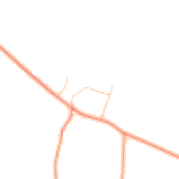 Daytime road noise heatmap for ST19 9LG