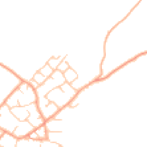 Daytime road noise heatmap for ST19 9PN