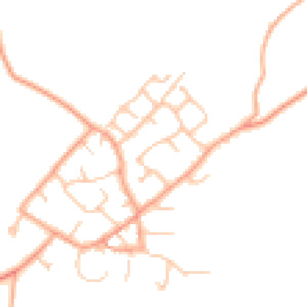 Daytime road noise heatmap for ST19 9PR