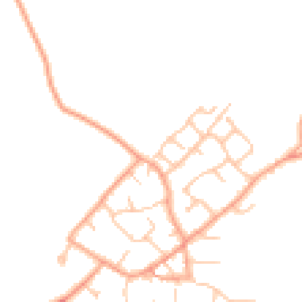 Daytime road noise heatmap for ST19 9QA