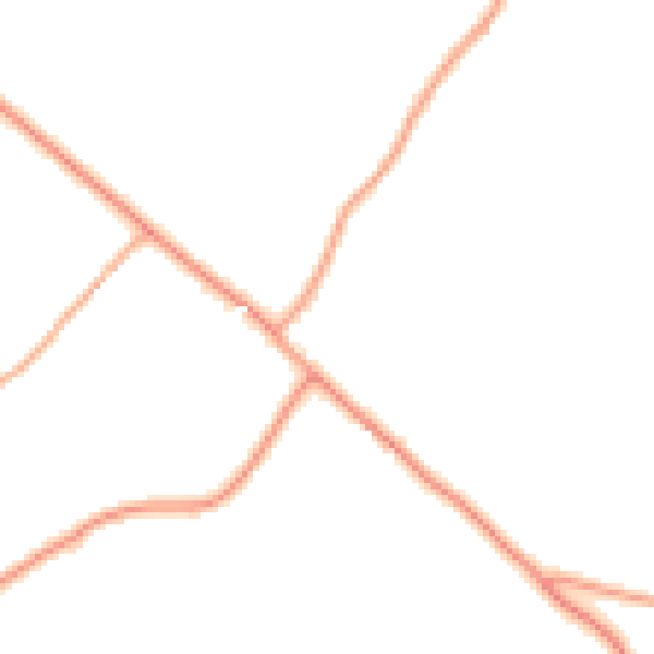 Daytime road noise heatmap for ST19 9QH