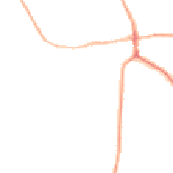 Night-time road noise heatmap for ST21 6AT