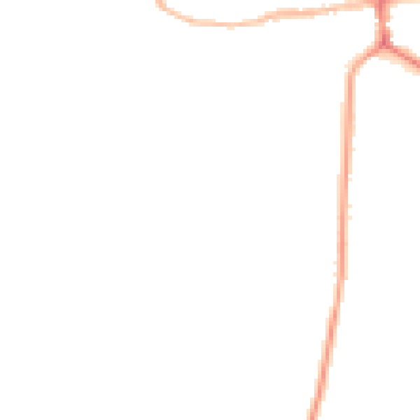 Night-time road noise heatmap for ST21 6AU