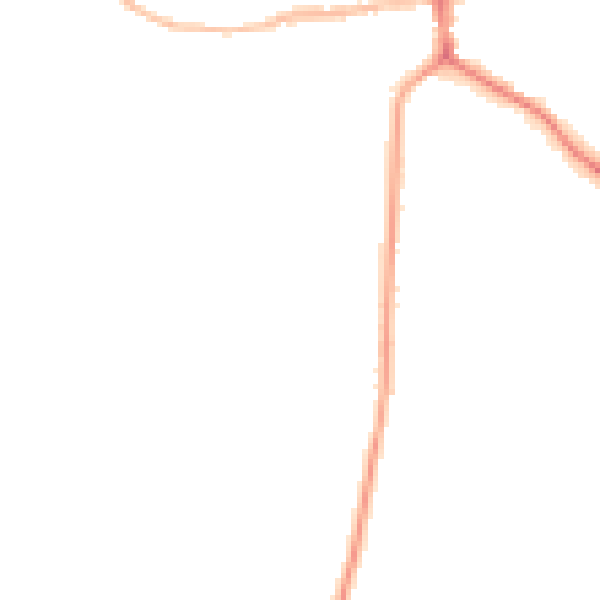 Night-time road noise heatmap for ST21 6AX