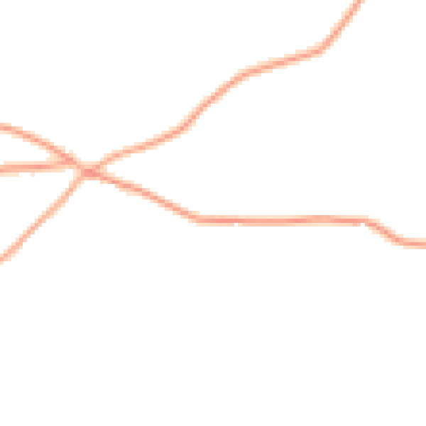 Daytime road noise heatmap for ST21 6EW