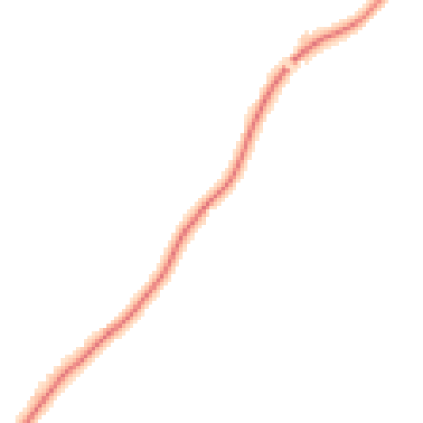 Daytime road noise heatmap for ST21 6LG