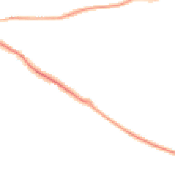 Night-time road noise heatmap for ST21 6LH
