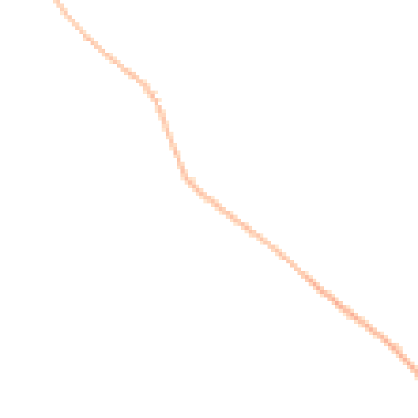 Night-time road noise heatmap for ST21 6NG