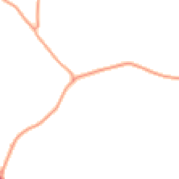 Daytime road noise heatmap for ST21 6NP