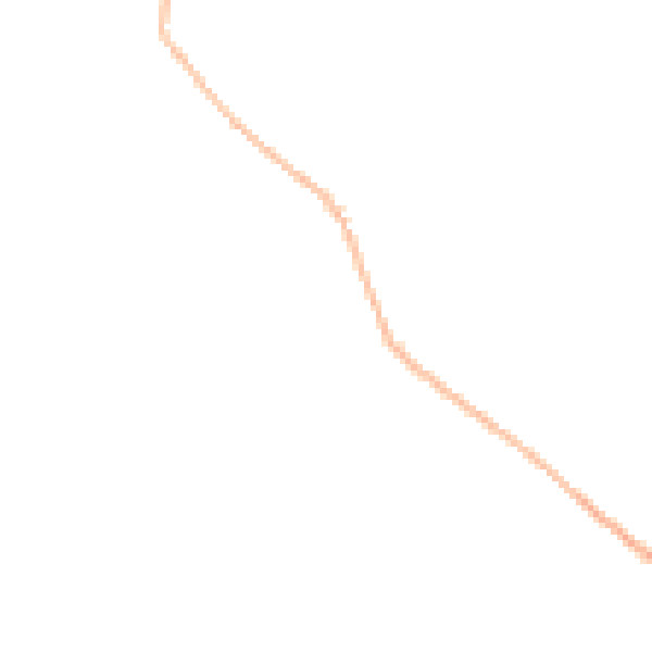 Night-time road noise heatmap for ST21 6PE