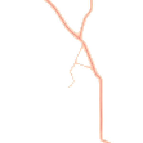 Daytime road noise heatmap for ST21 6QS