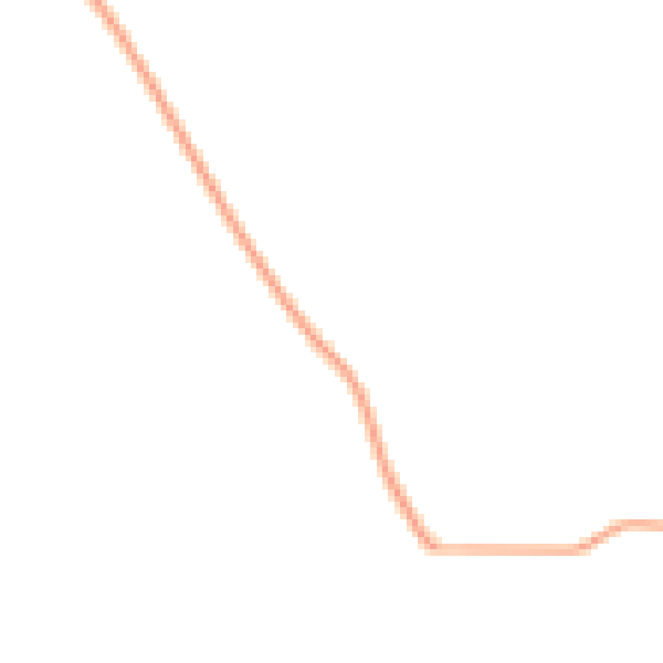 Night-time road noise heatmap for ST21 6SH