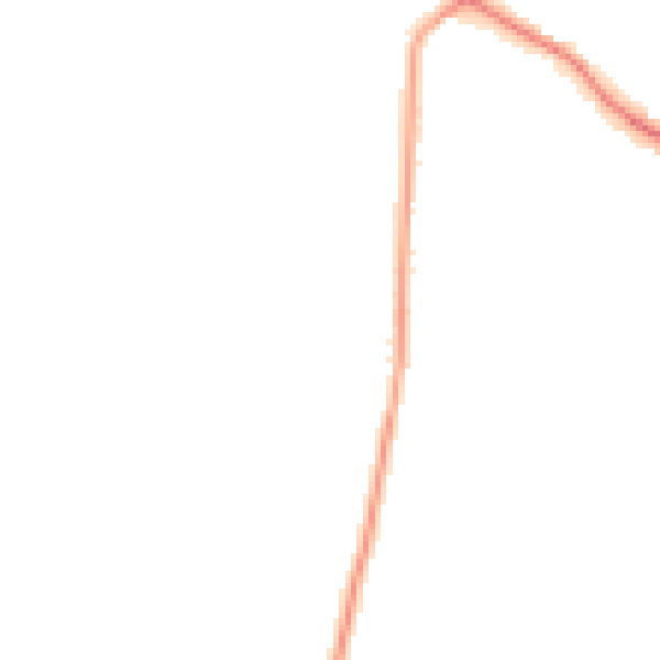 Night-time road noise heatmap for ST21 6SR