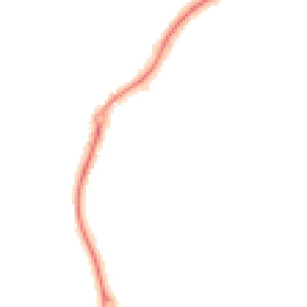 Night-time road noise heatmap for ST8 6AB