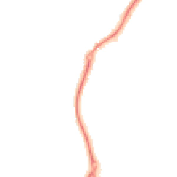 Night-time road noise heatmap for ST8 6AE