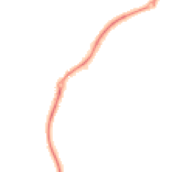 Night-time road noise heatmap for ST8 6AF