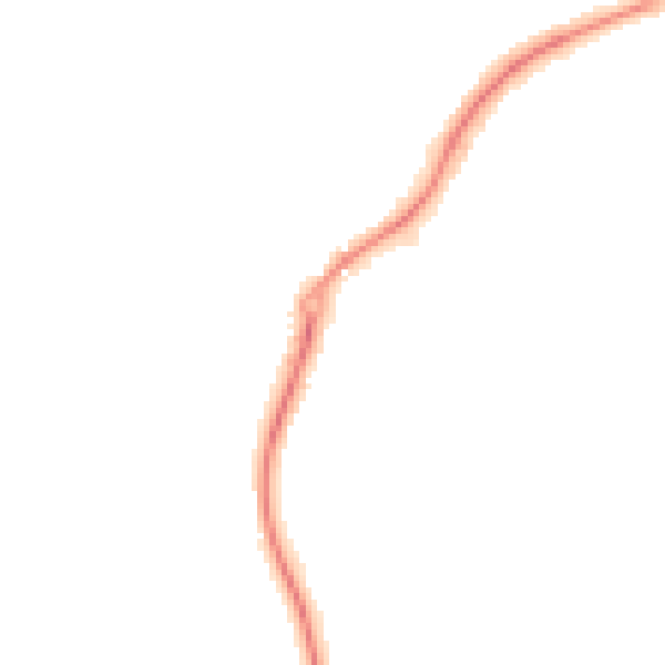 Night-time road noise heatmap for ST8 6AG