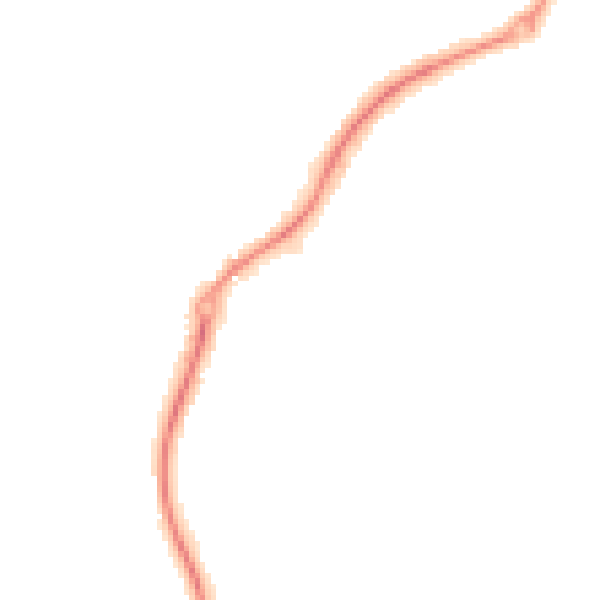 Night-time road noise heatmap for ST8 6AJ