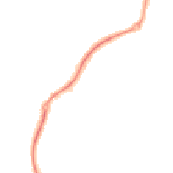 Night-time road noise heatmap for ST8 6AP