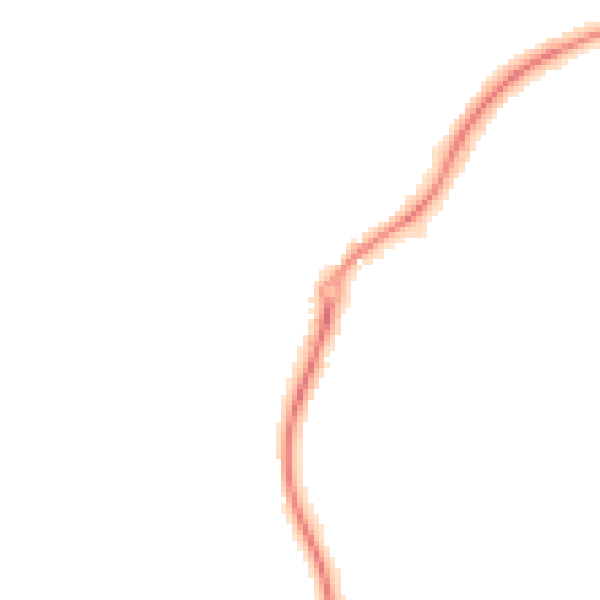Night-time road noise heatmap for ST8 6AQ