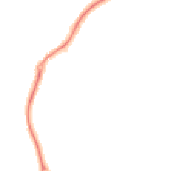Night-time road noise heatmap for ST8 6AX