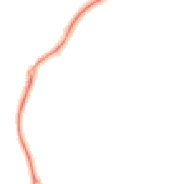 Night-time road noise heatmap for ST8 6AY
