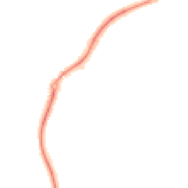 Night-time road noise heatmap for ST8 6AZ