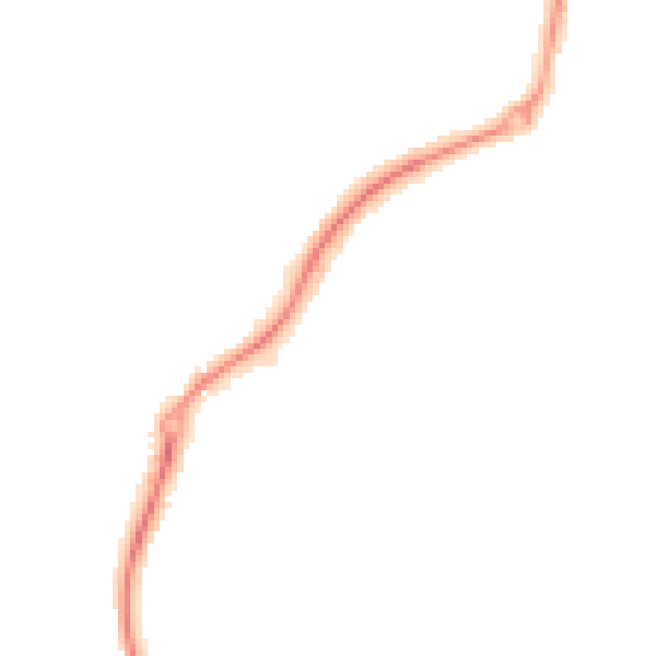 Night-time road noise heatmap for ST8 6BD