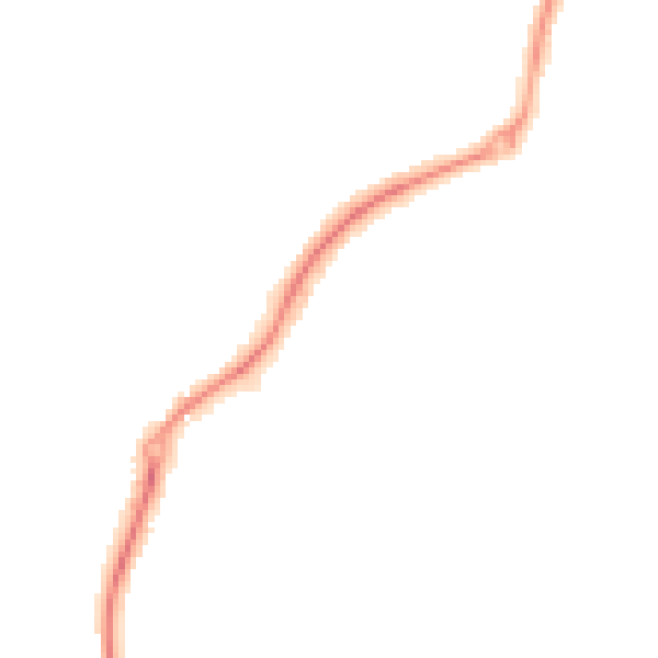 Night-time road noise heatmap for ST8 6BG
